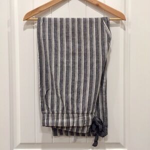 NWOT Cotton Linen PJ Bottoms | Natural Sleepwear